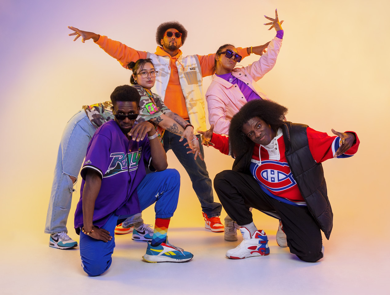 Moov as a group posing for a photo