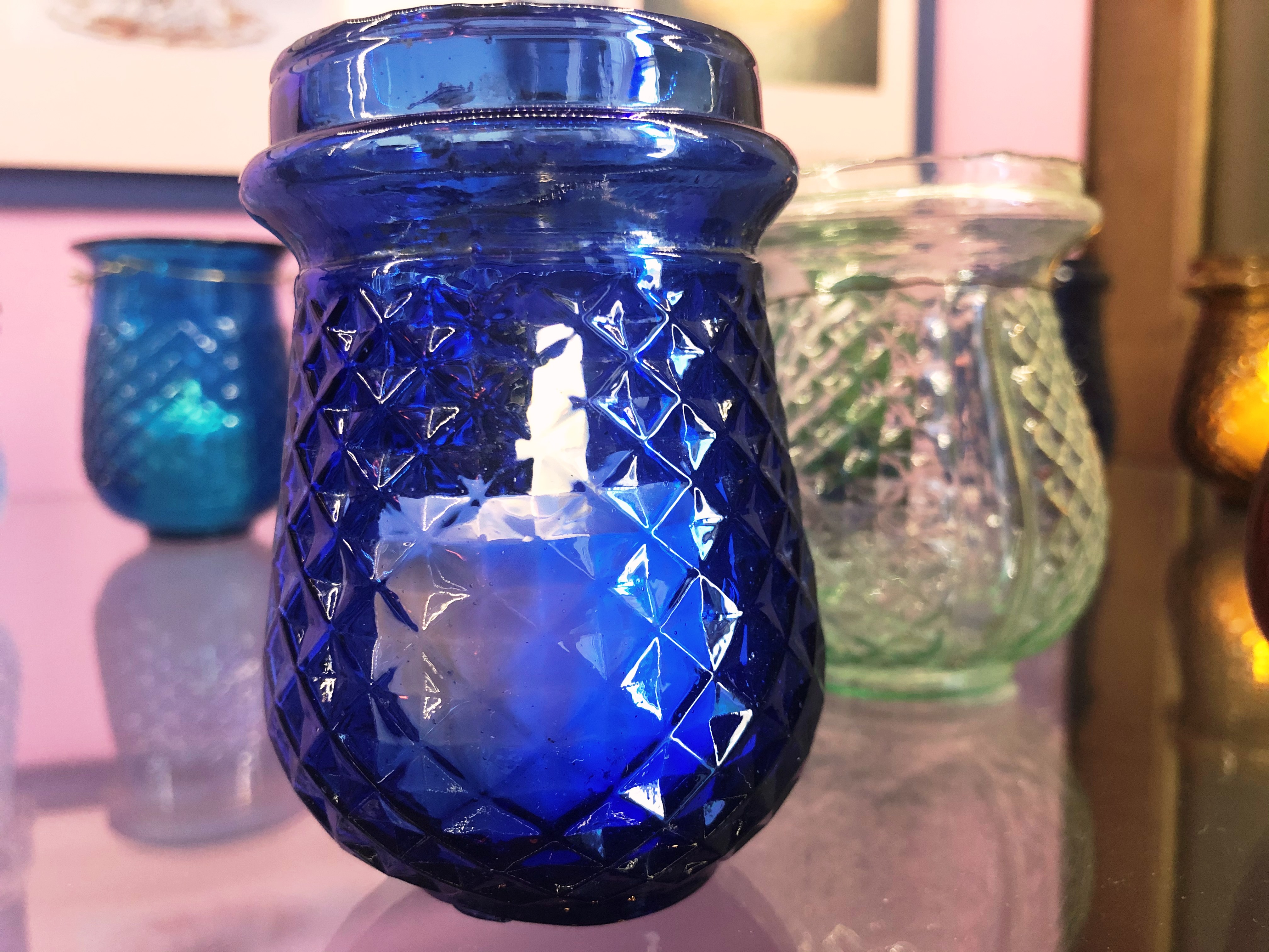 Three fairy lamps.