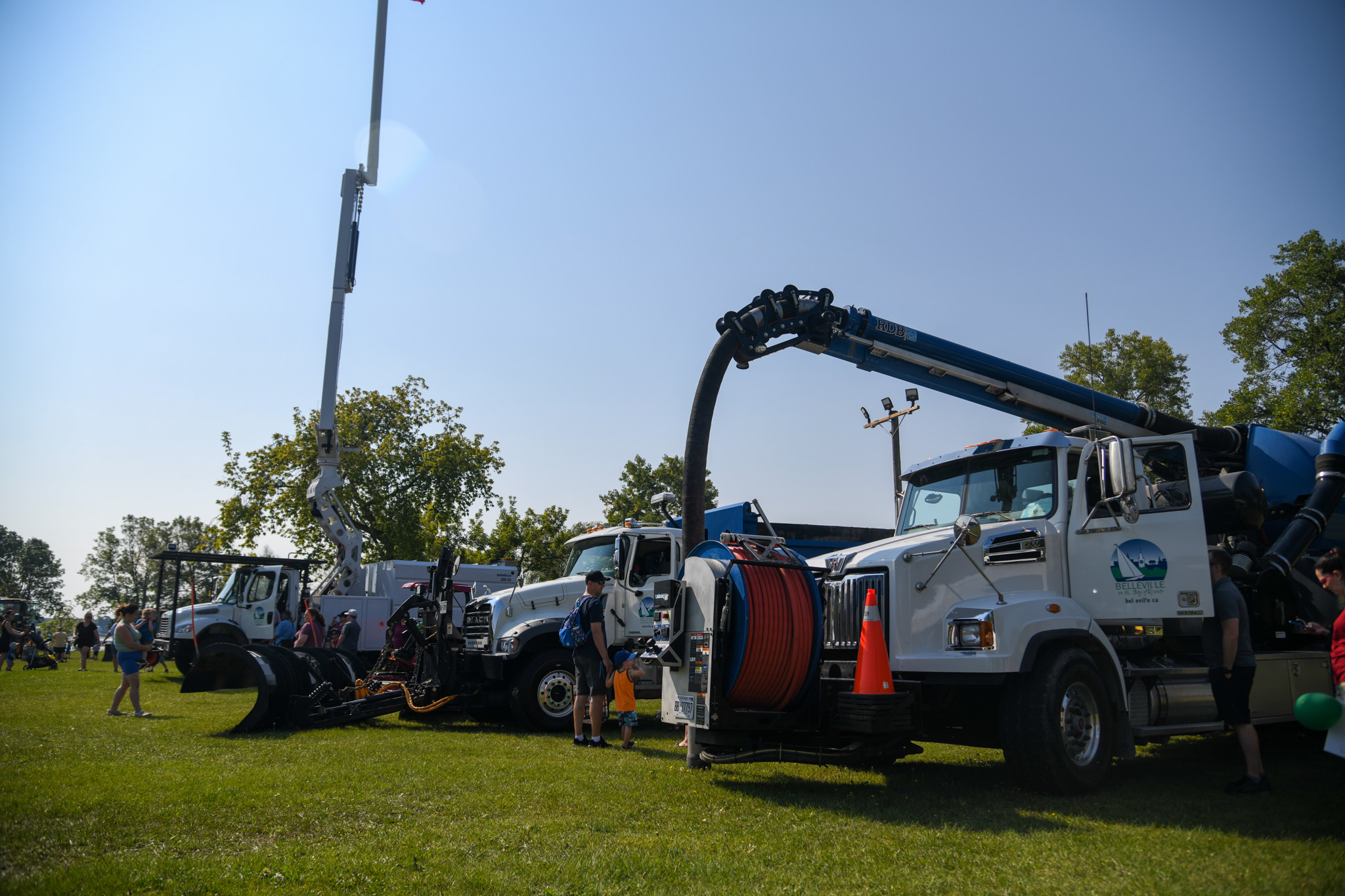 City truck on display at West Zwick's Park