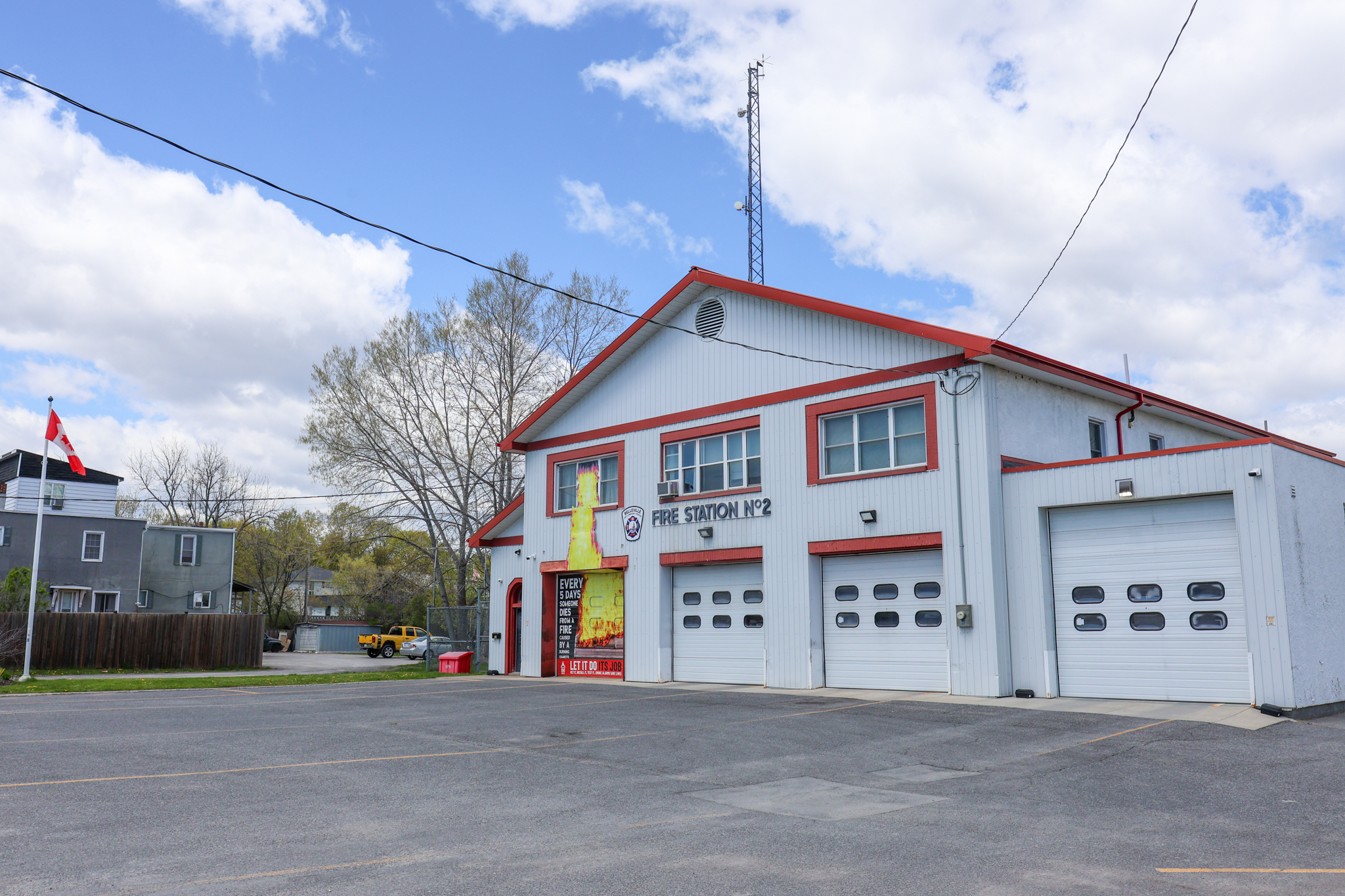 Photo of fire station #2.