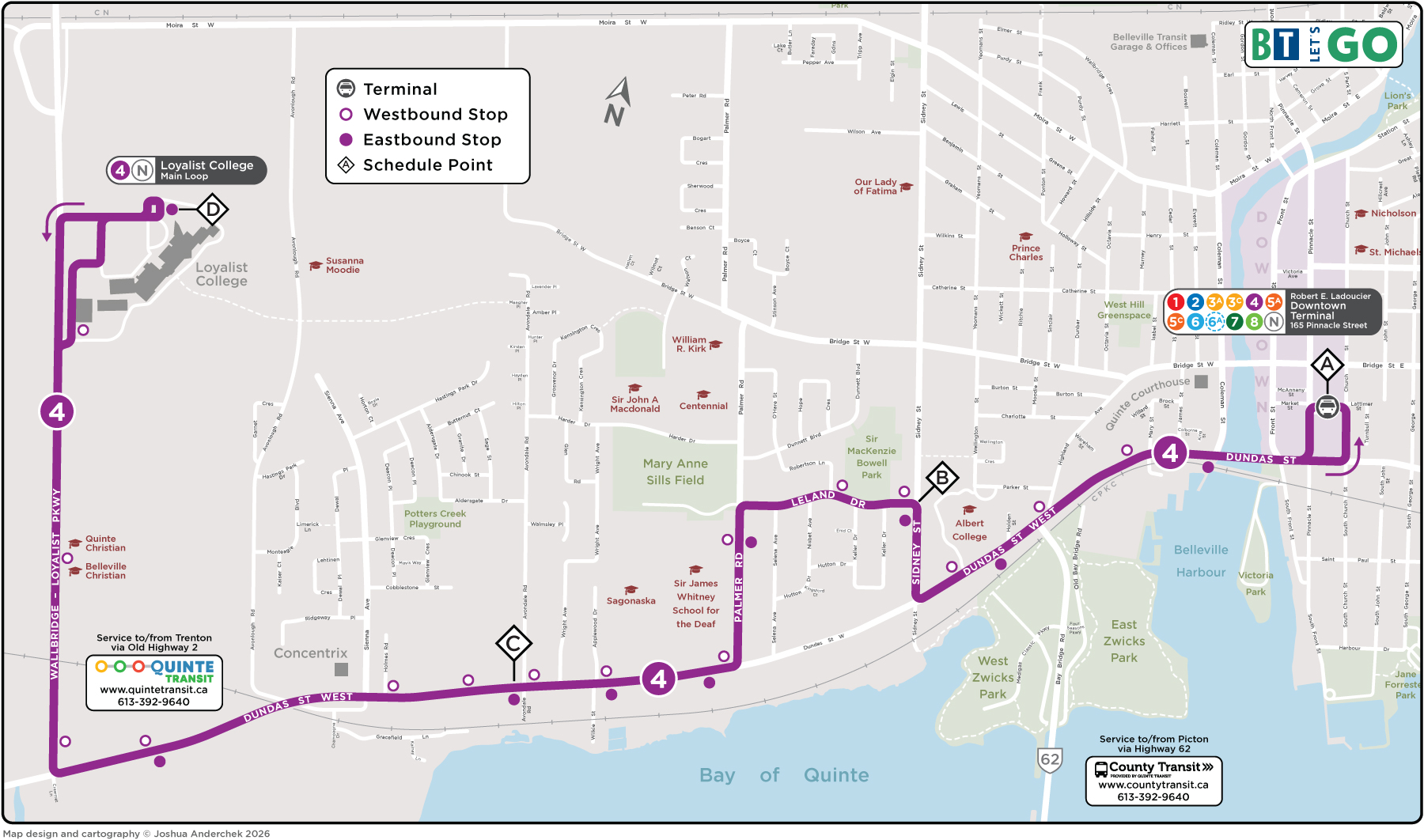 Route 4 Map