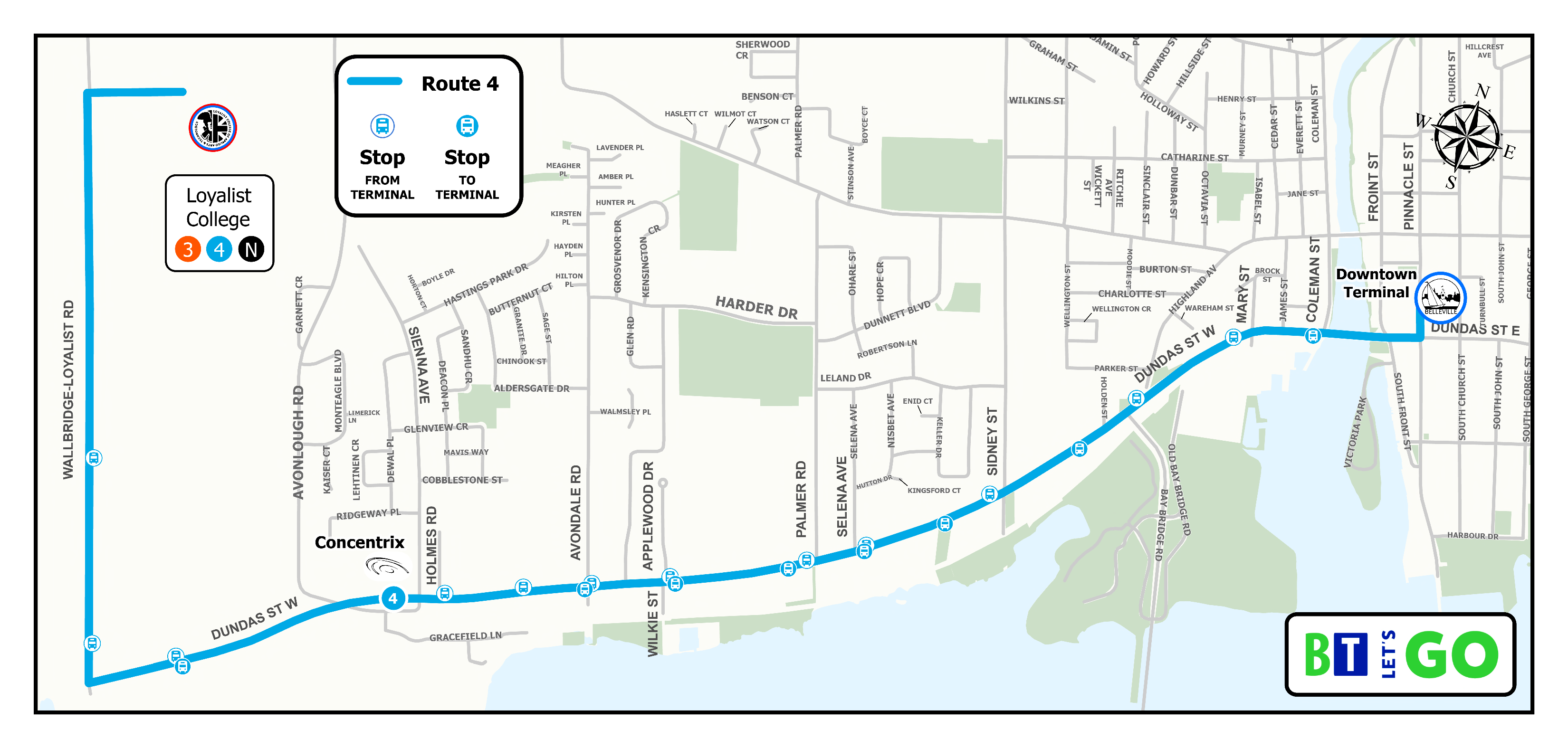 Route 4 Map