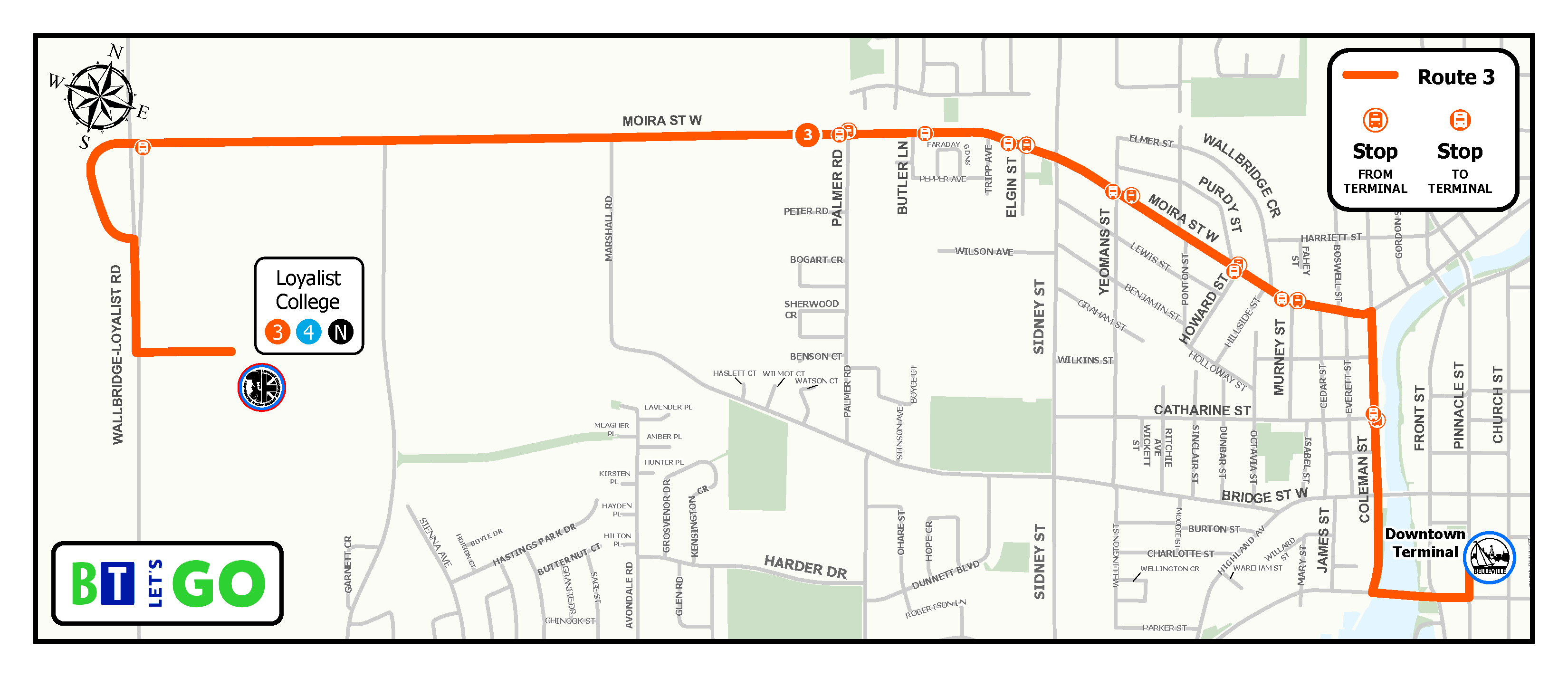 Route 3 Map