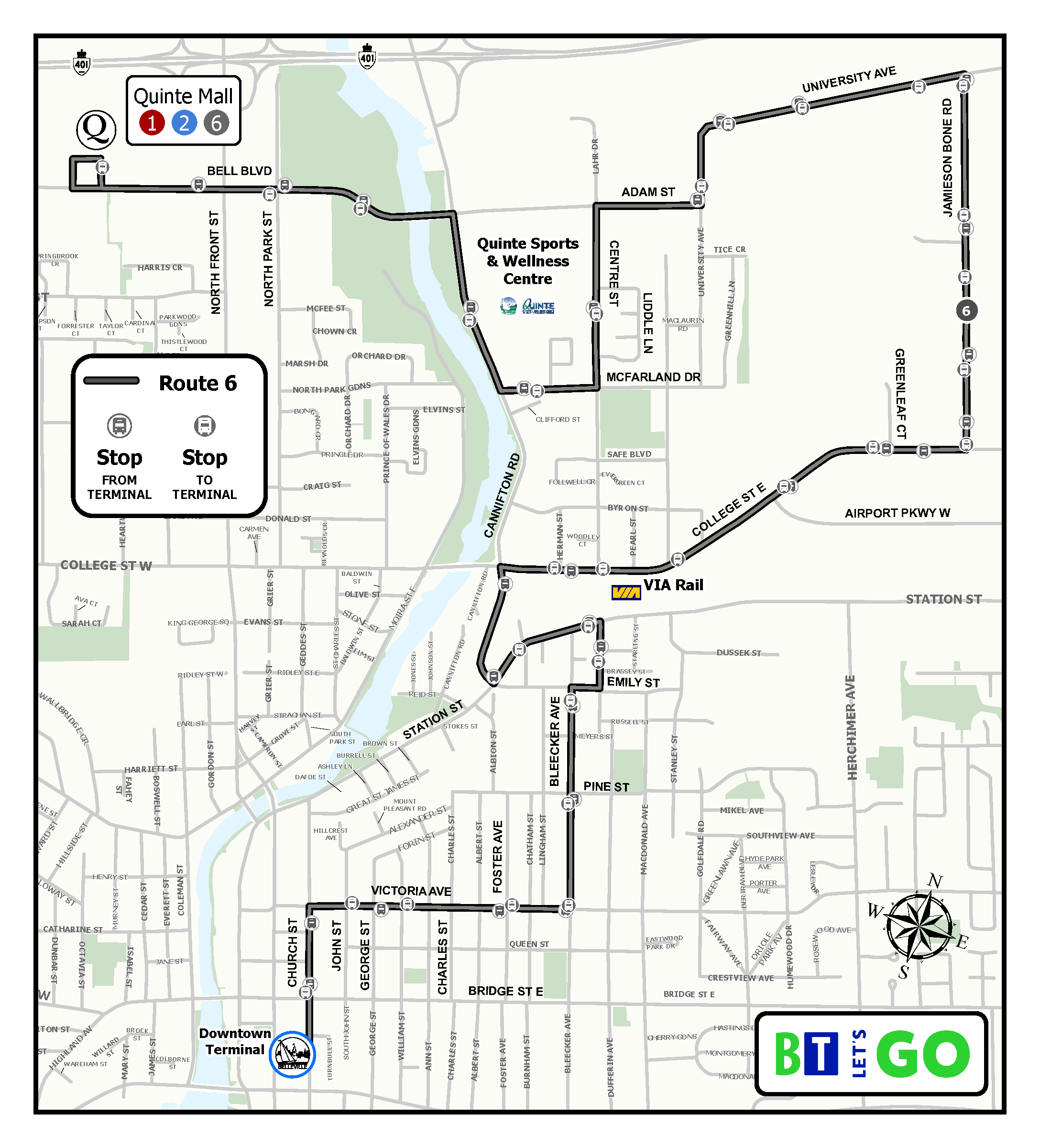 Route 6 Map