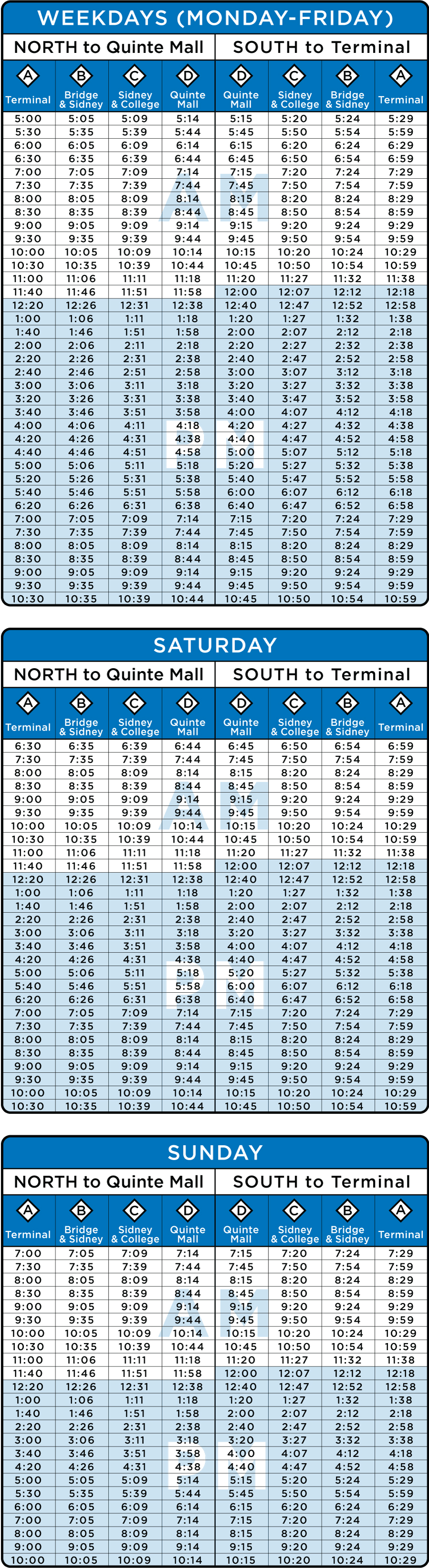 Route 2 Schedule