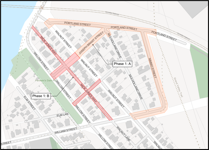 East Flats Reconstruction Map