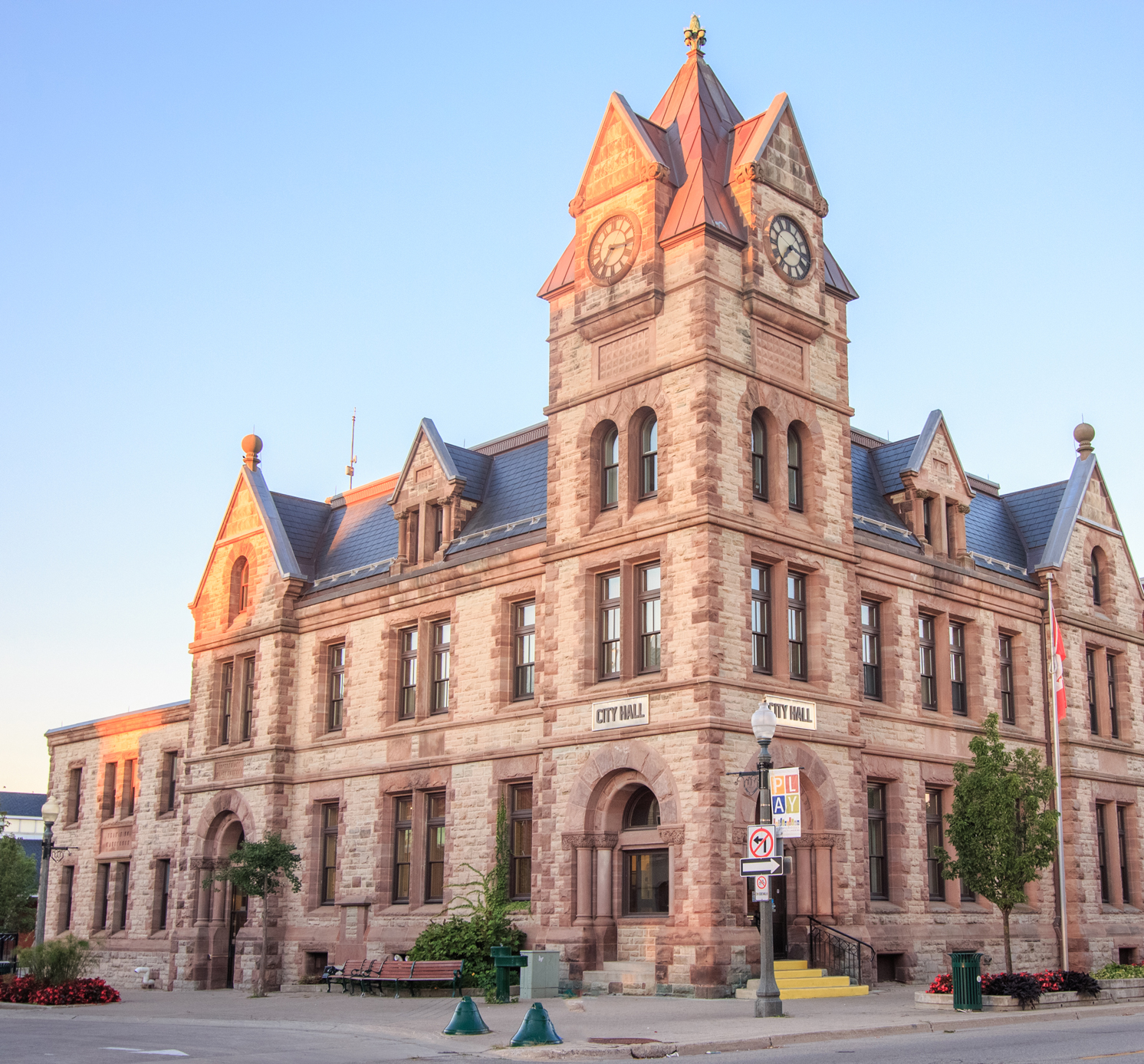 city hall in Woodstock