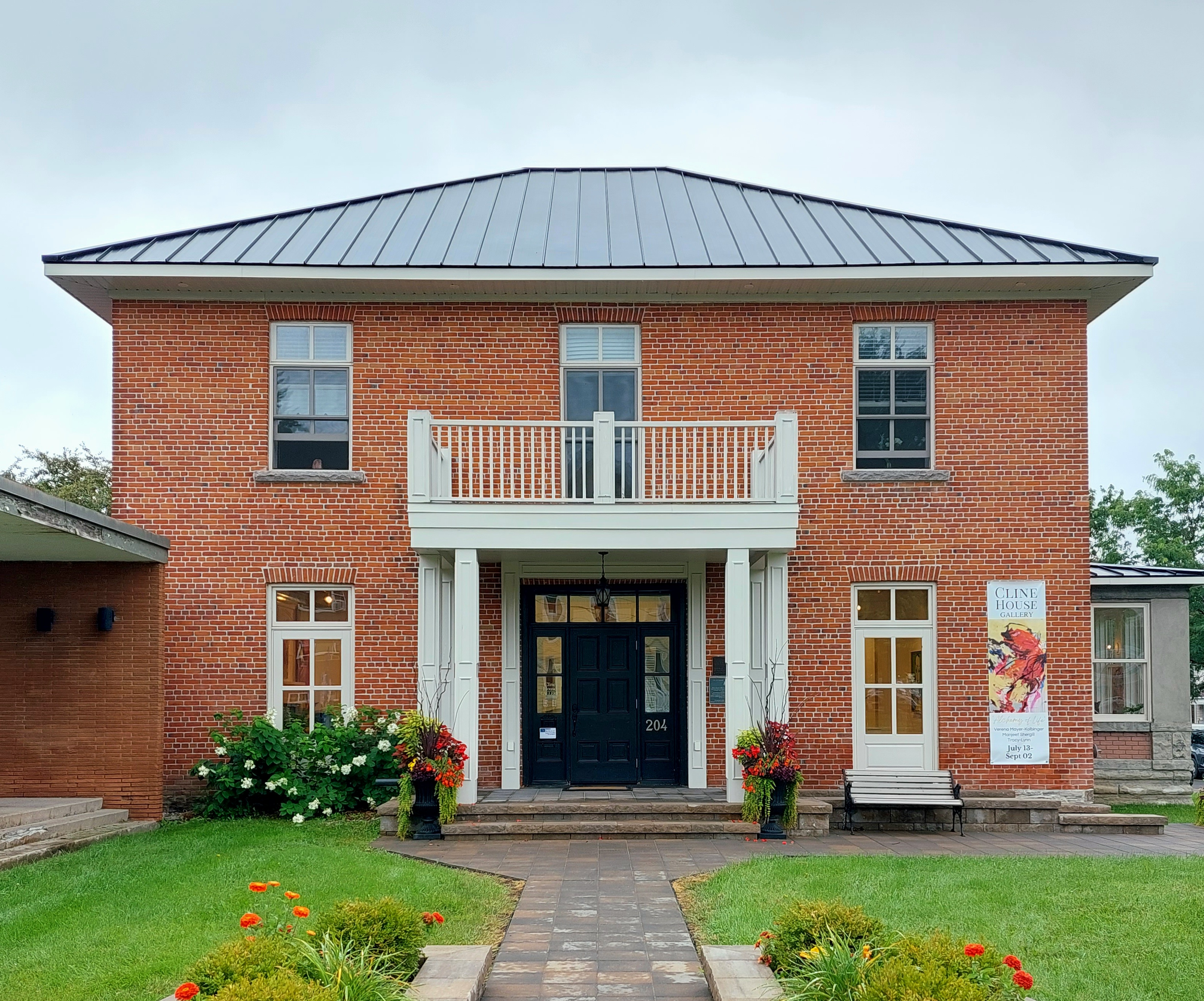 Red brick Cline House