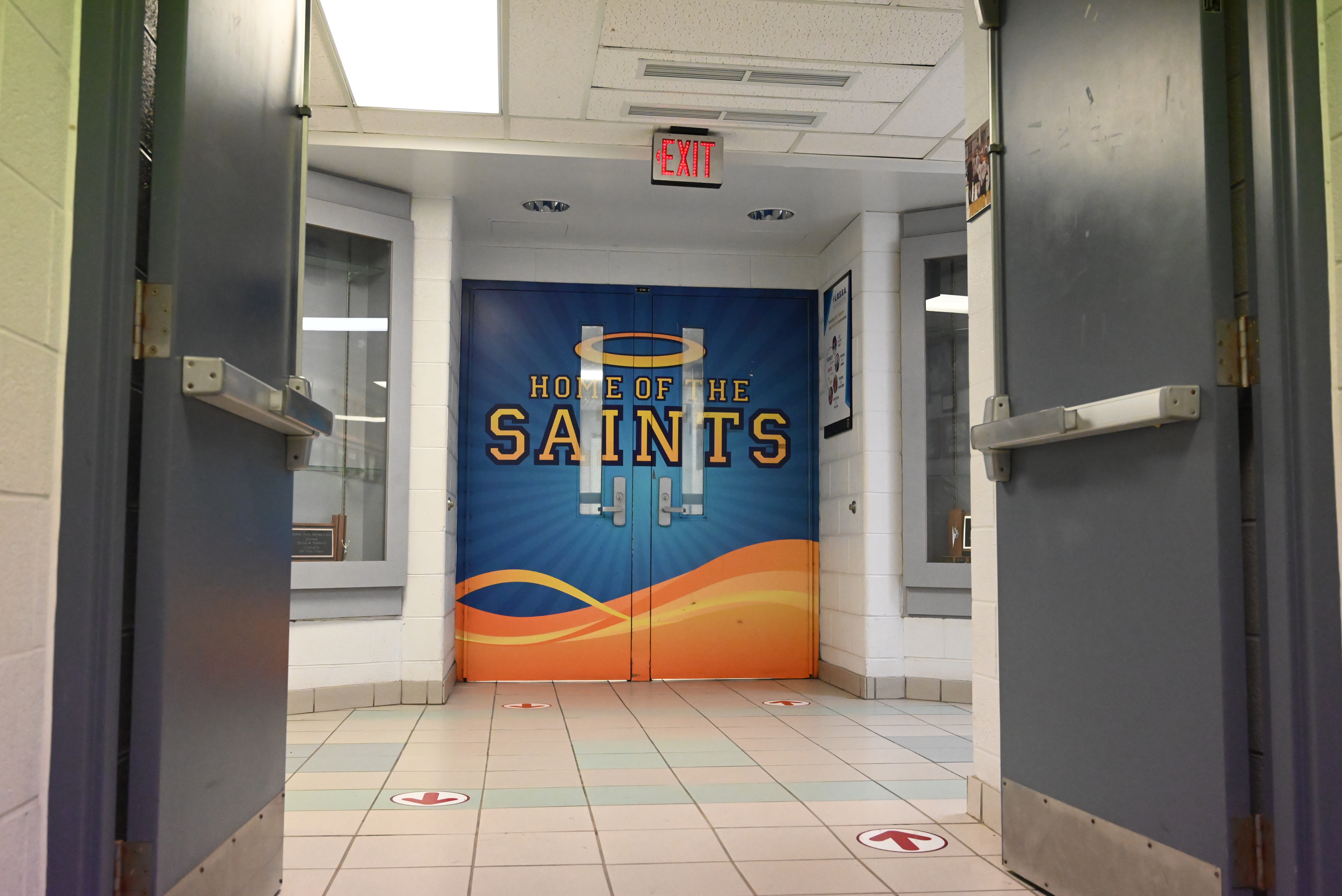 Gym doors