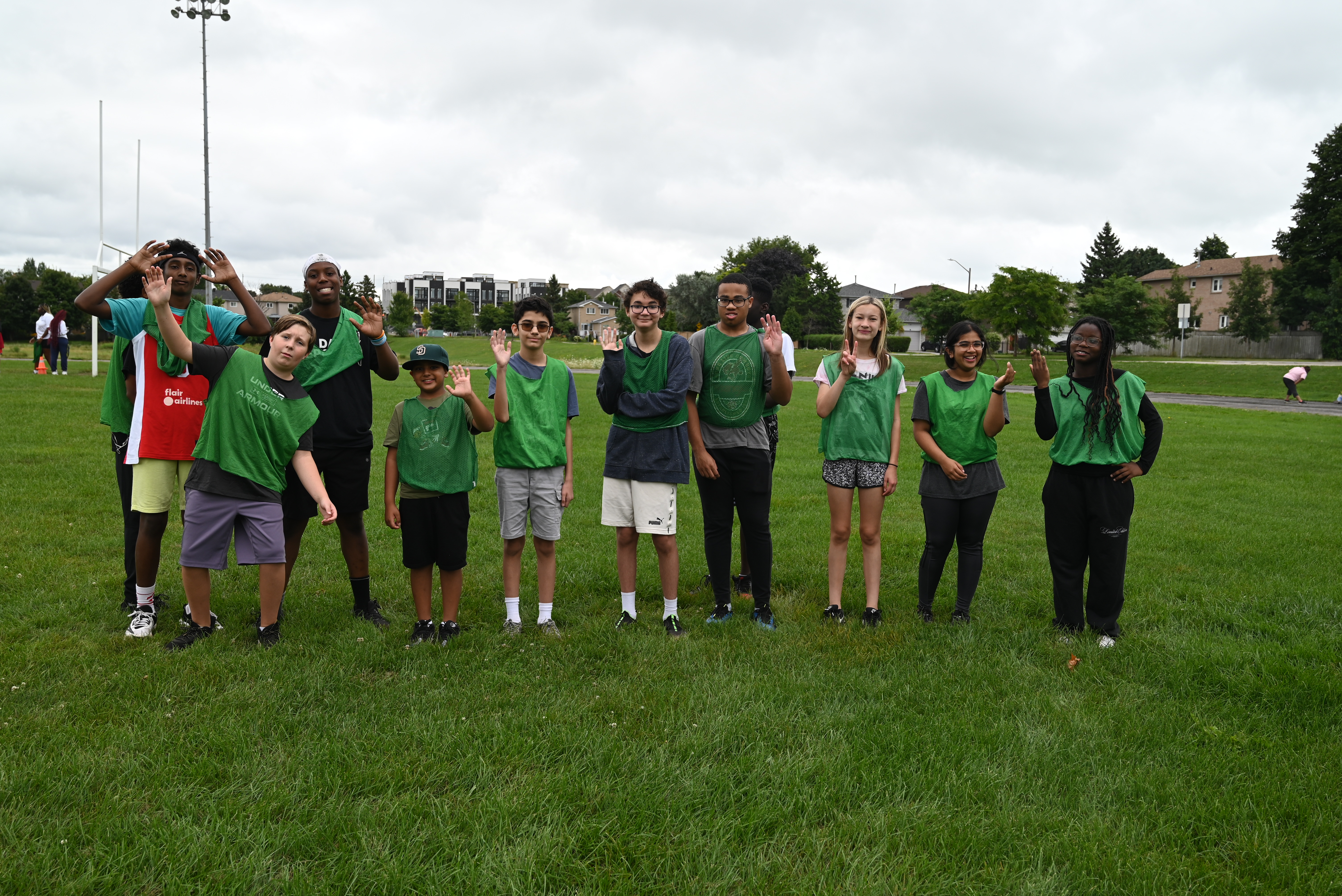 students at camp