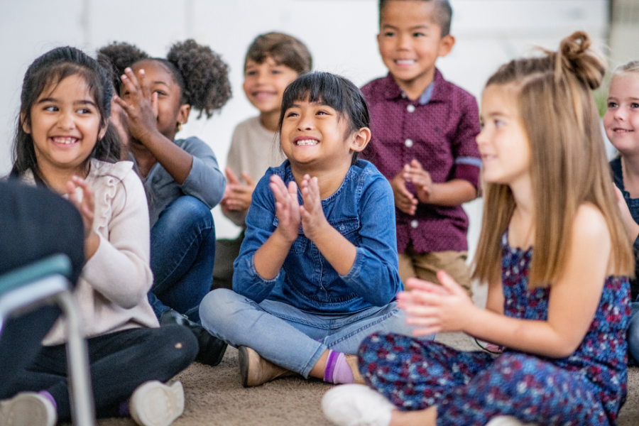 Children smiling