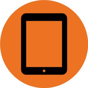 graphic of an ipad