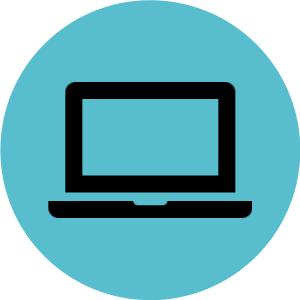 Graphic of a personal computer