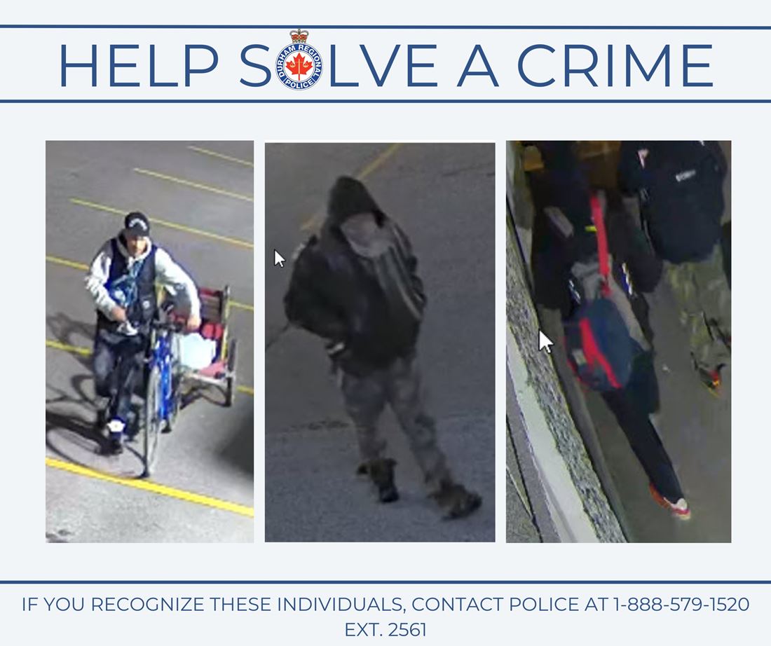 Three Suspects Wanted in Storage Unit Theft