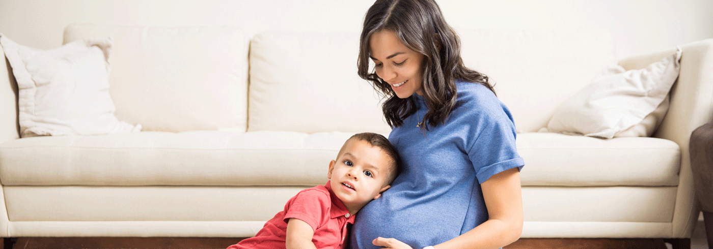 Mother looking at child