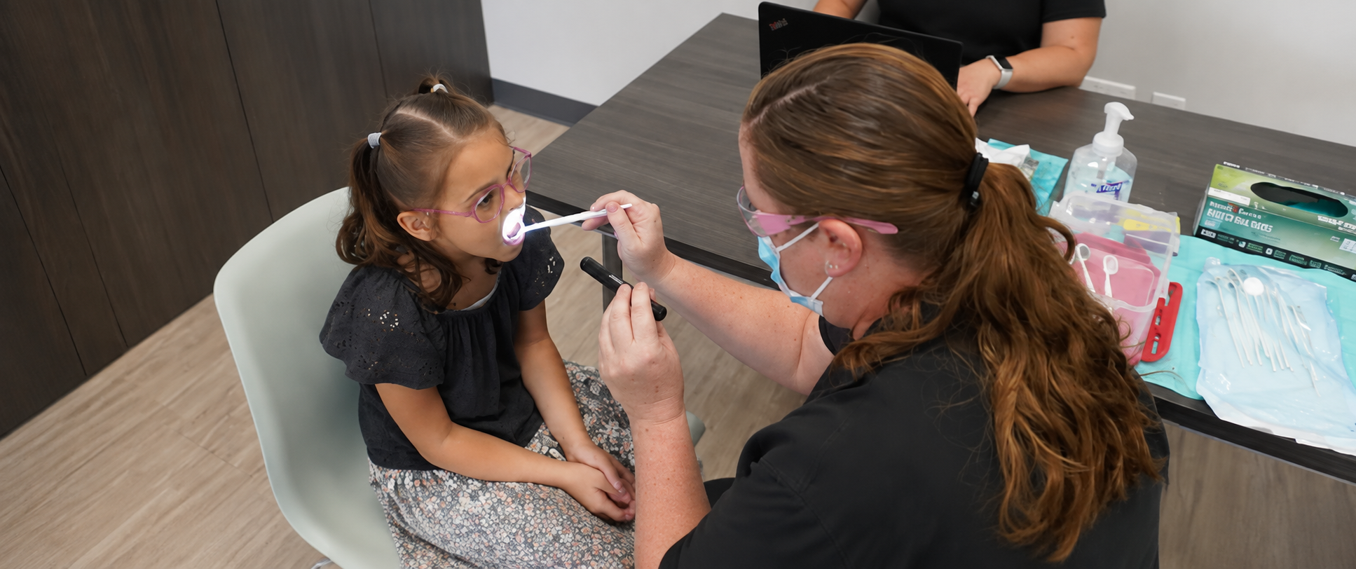 Oral Health staff in clinic