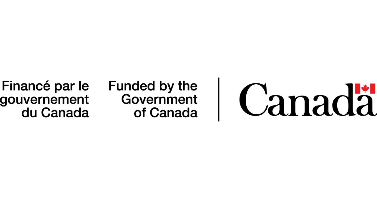 Canada logo and reads, "funded by the Government of Canada"