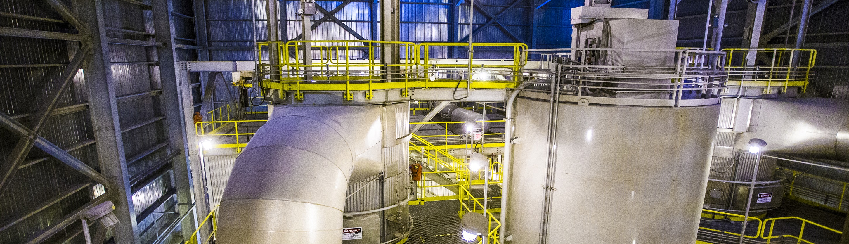 Durham York Energy Centre air pollution control system equipment.