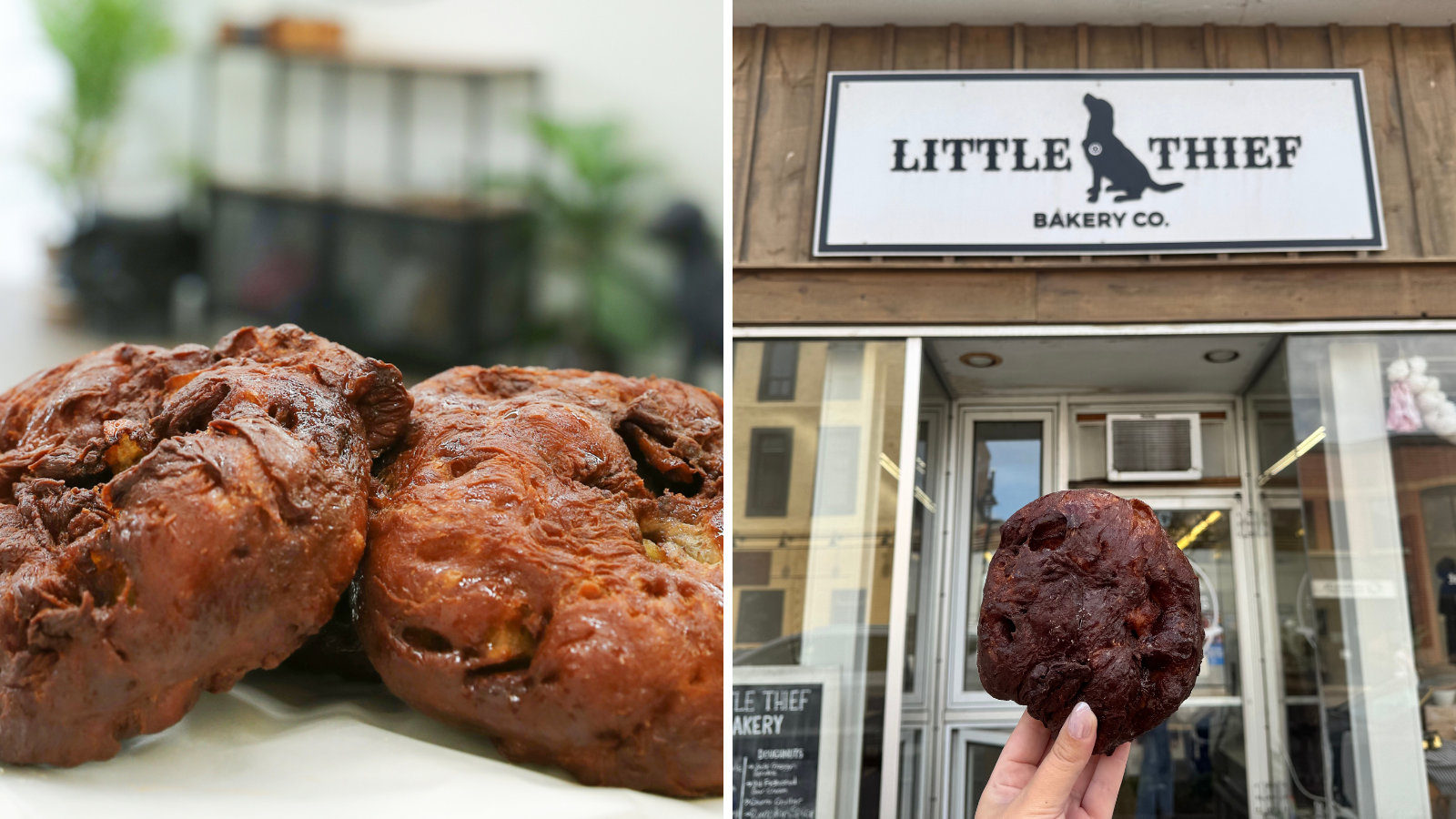 Apple fritters from Little Thief Bakery in Uxbridge, Ontario