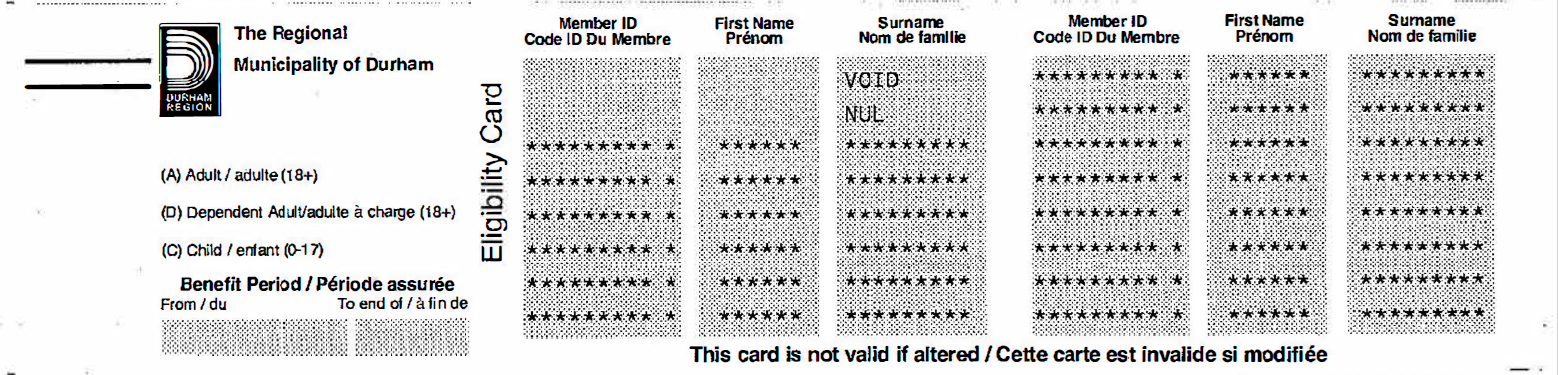 Screenshot of the eligibility portion of a Statement of Assistance