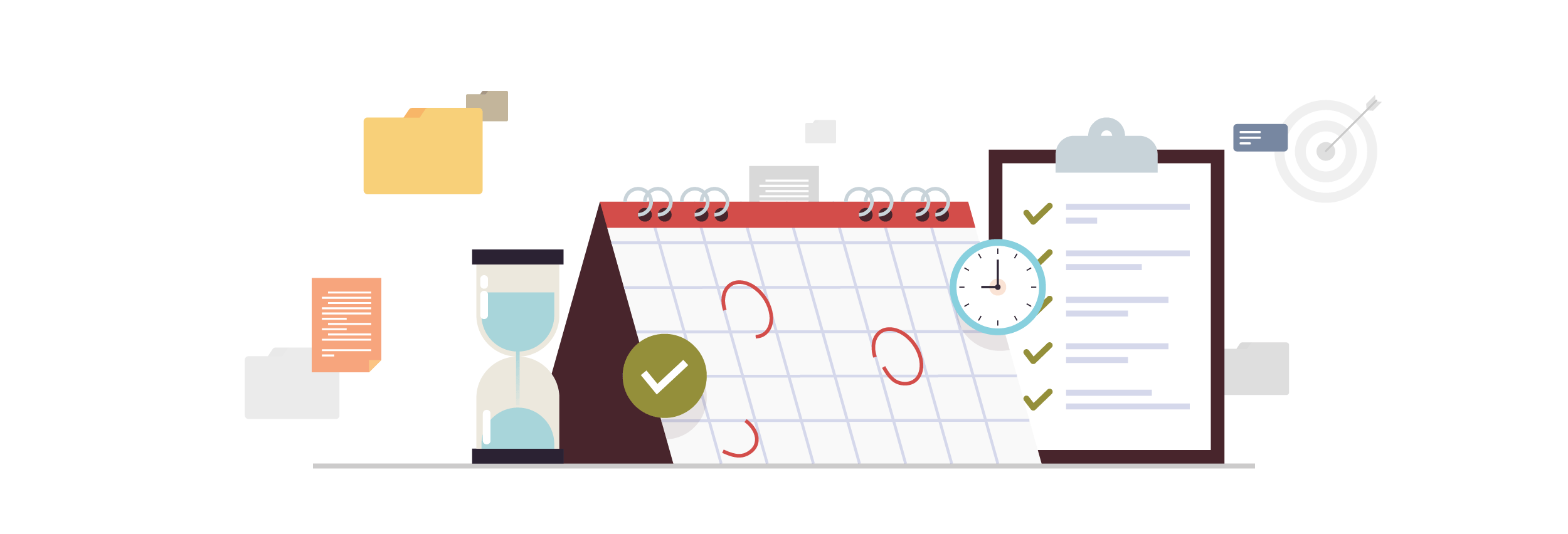 Calendar and clock