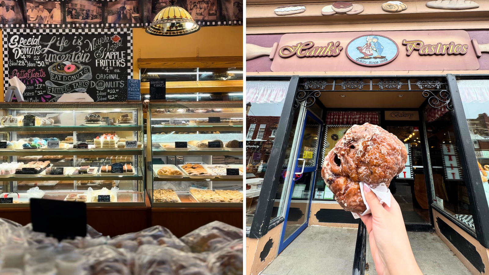 Apple fritters from Hank's Pastries in Port Perry, Ontario