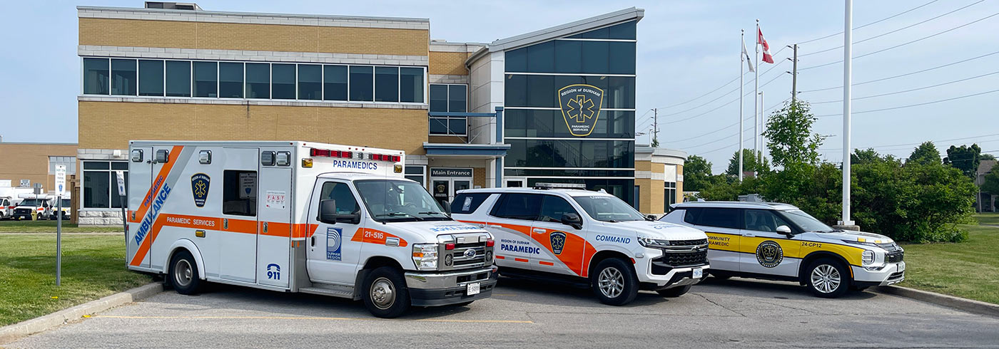 Region of Durham Paramedic Services vehicles
