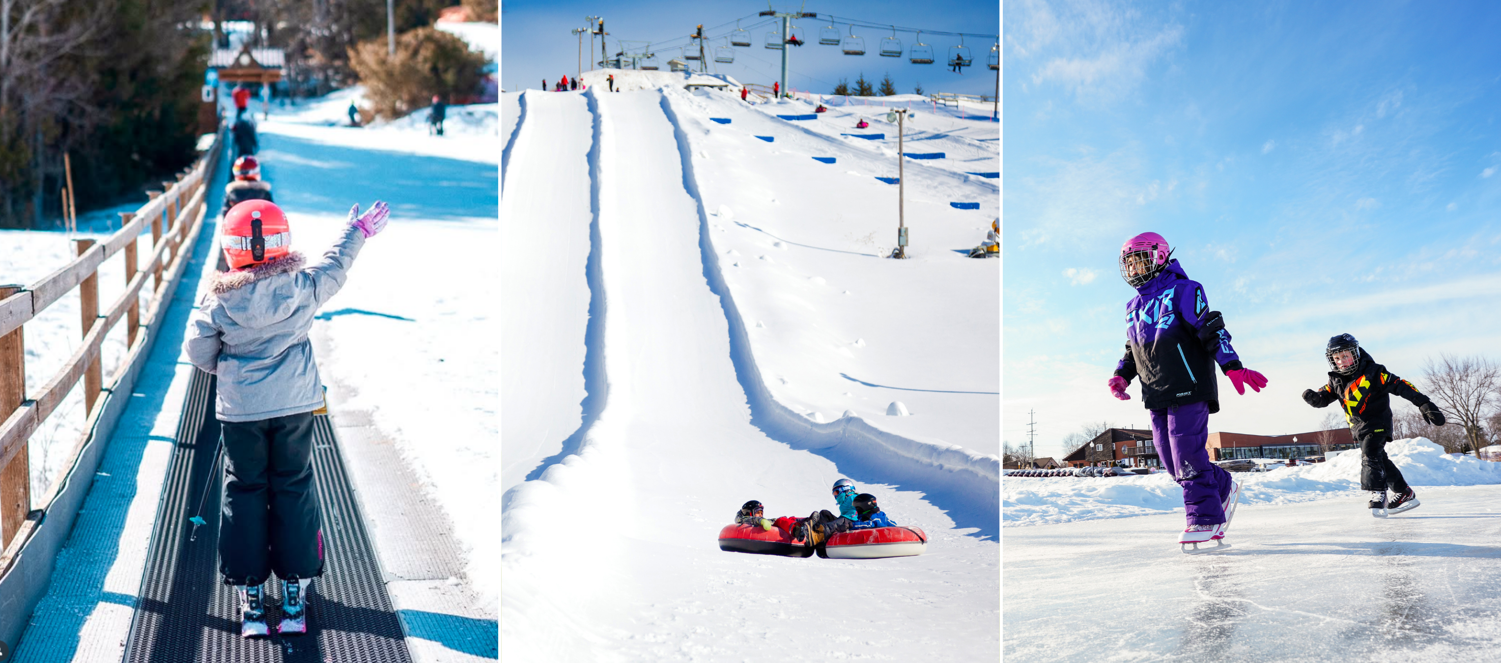 Kid-friendly skiing and skating rinks in Durham Region, Ontario