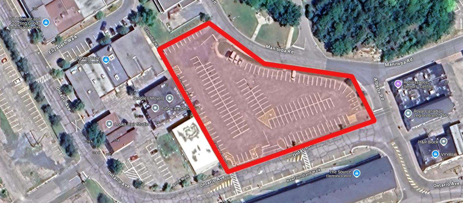 google maps image of concert area