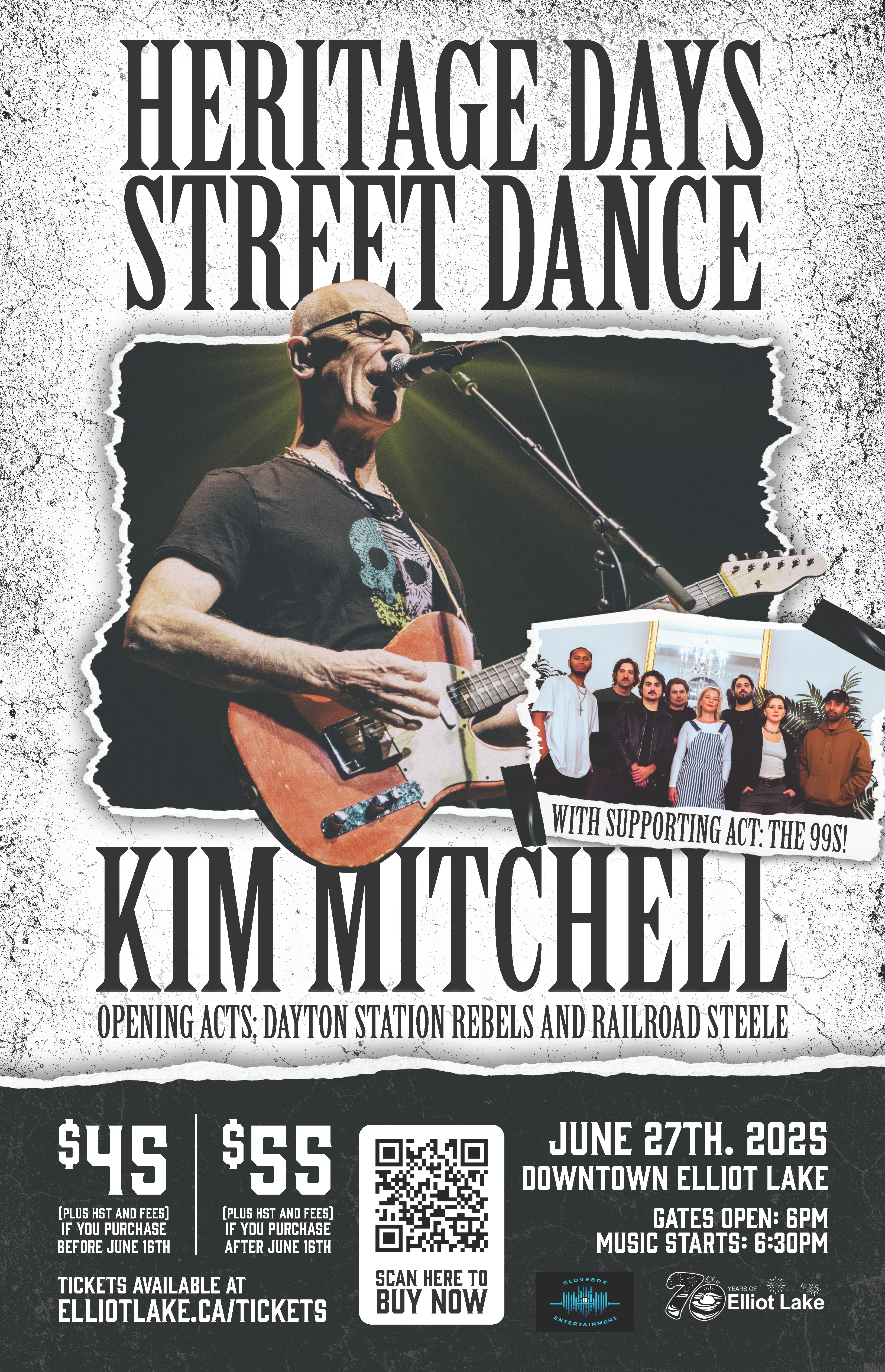 Street Dance poster featuring kim mitchell and the 99's