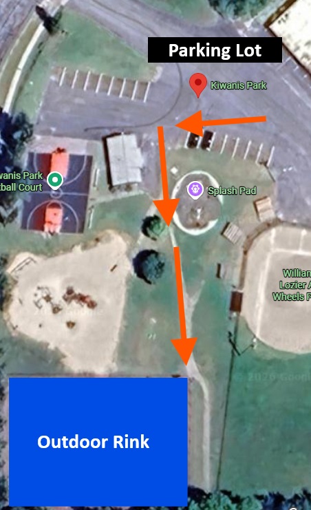 Outdoor Rink Location- Kiwanis Park