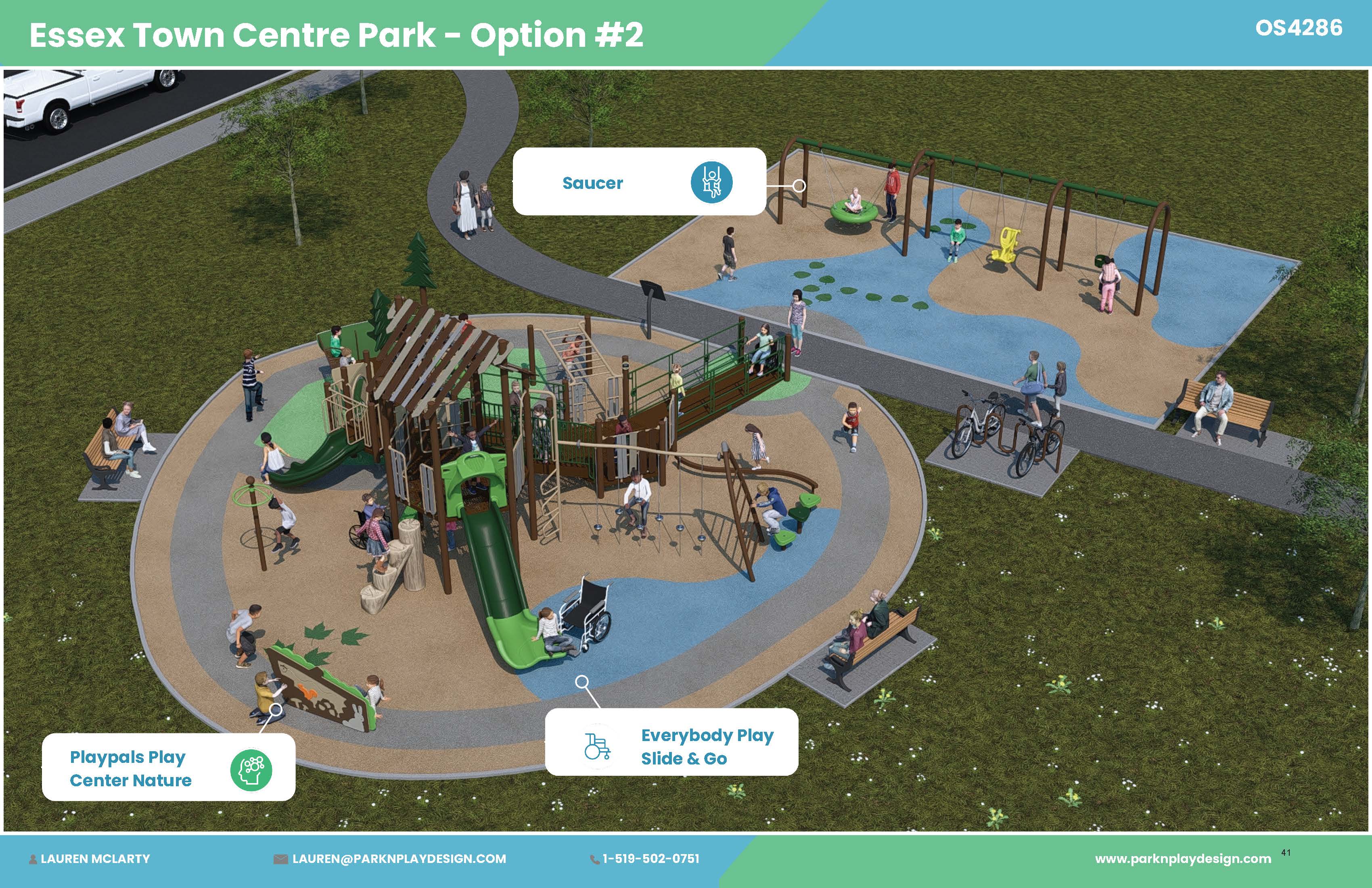 Essex Town Centre Park Option #2