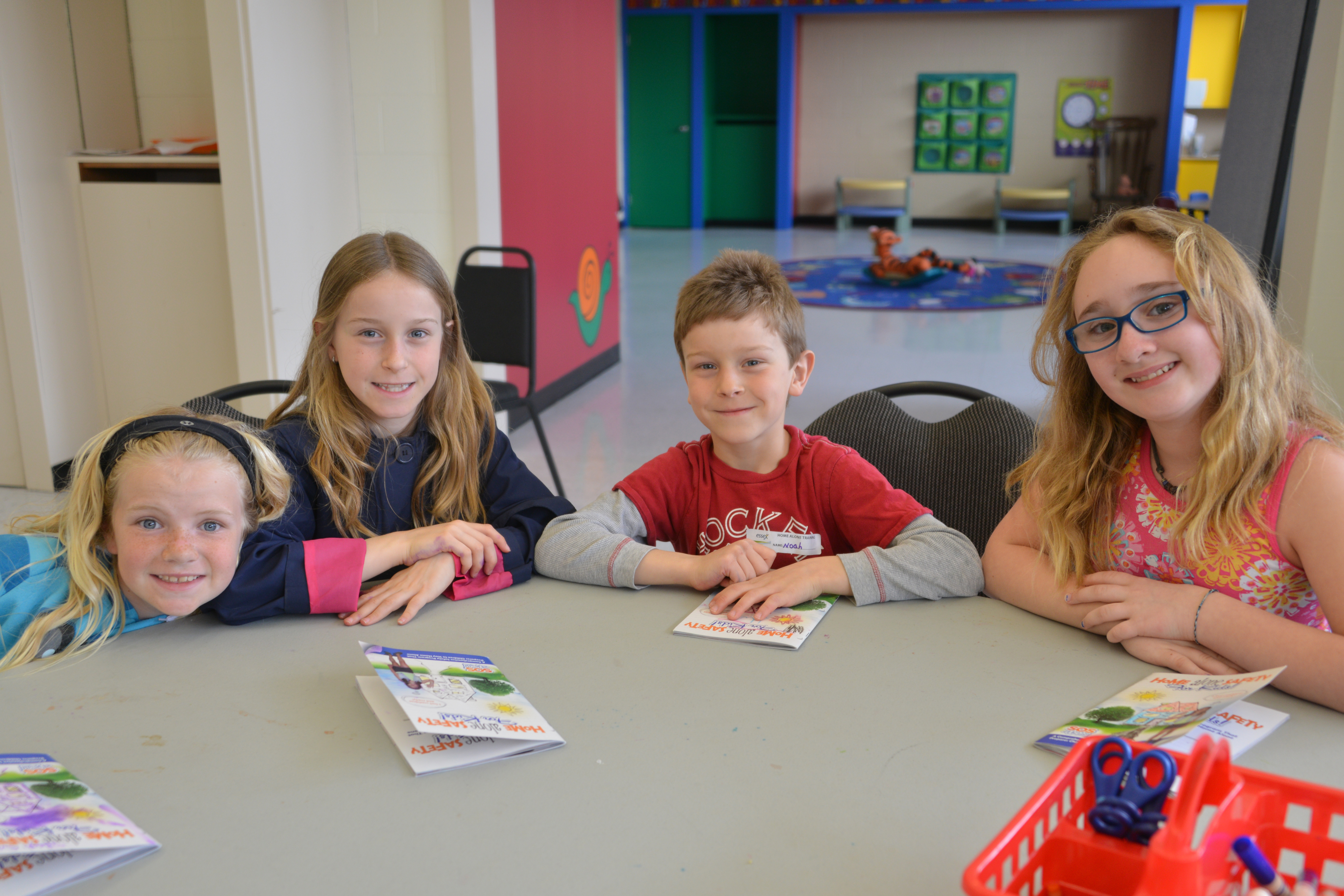 Kids at a recreation program