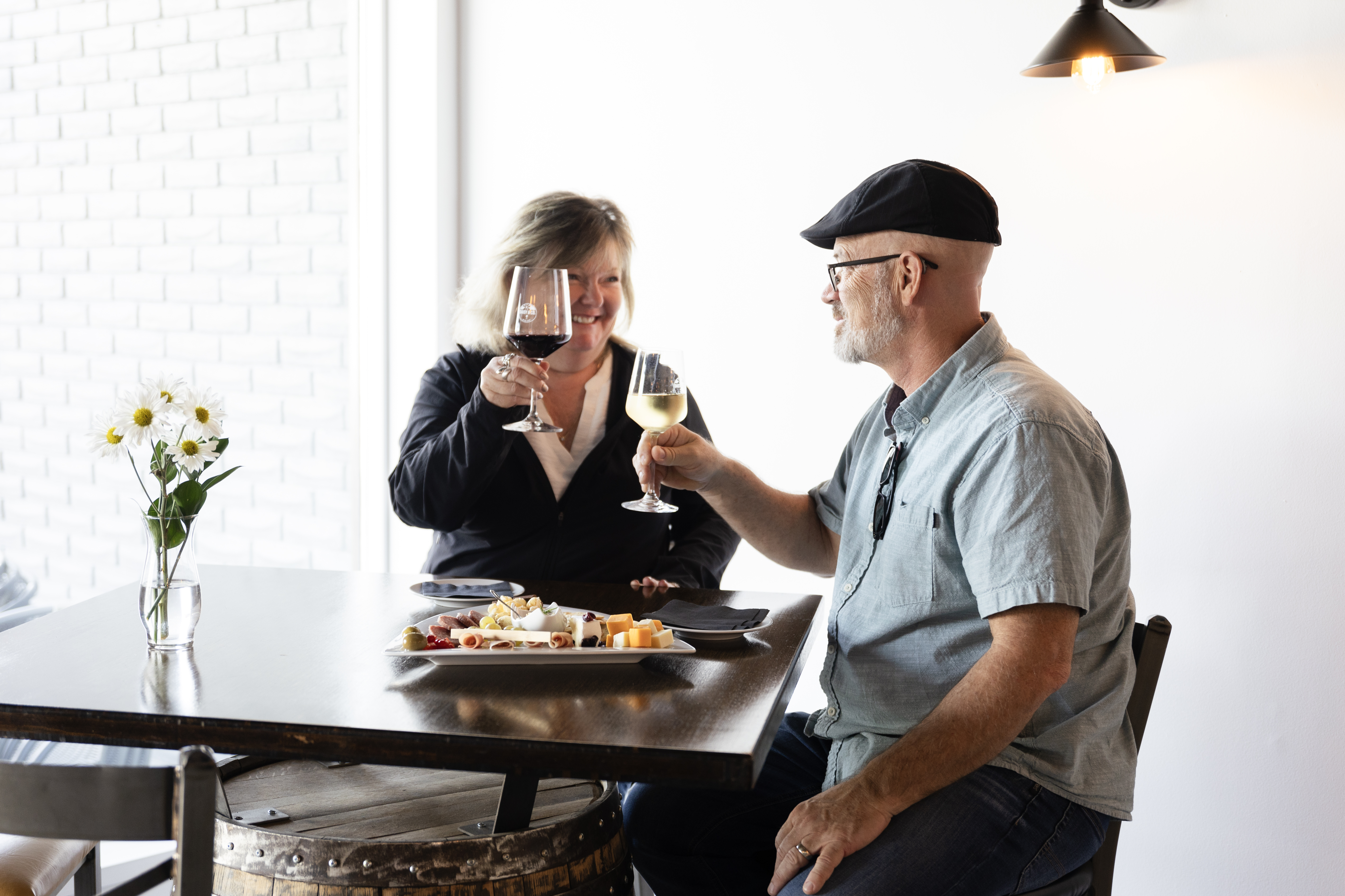 Couple at Daisy & Co. Wine Bar