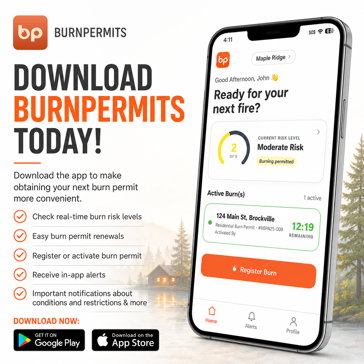 Burn Permits App Photo