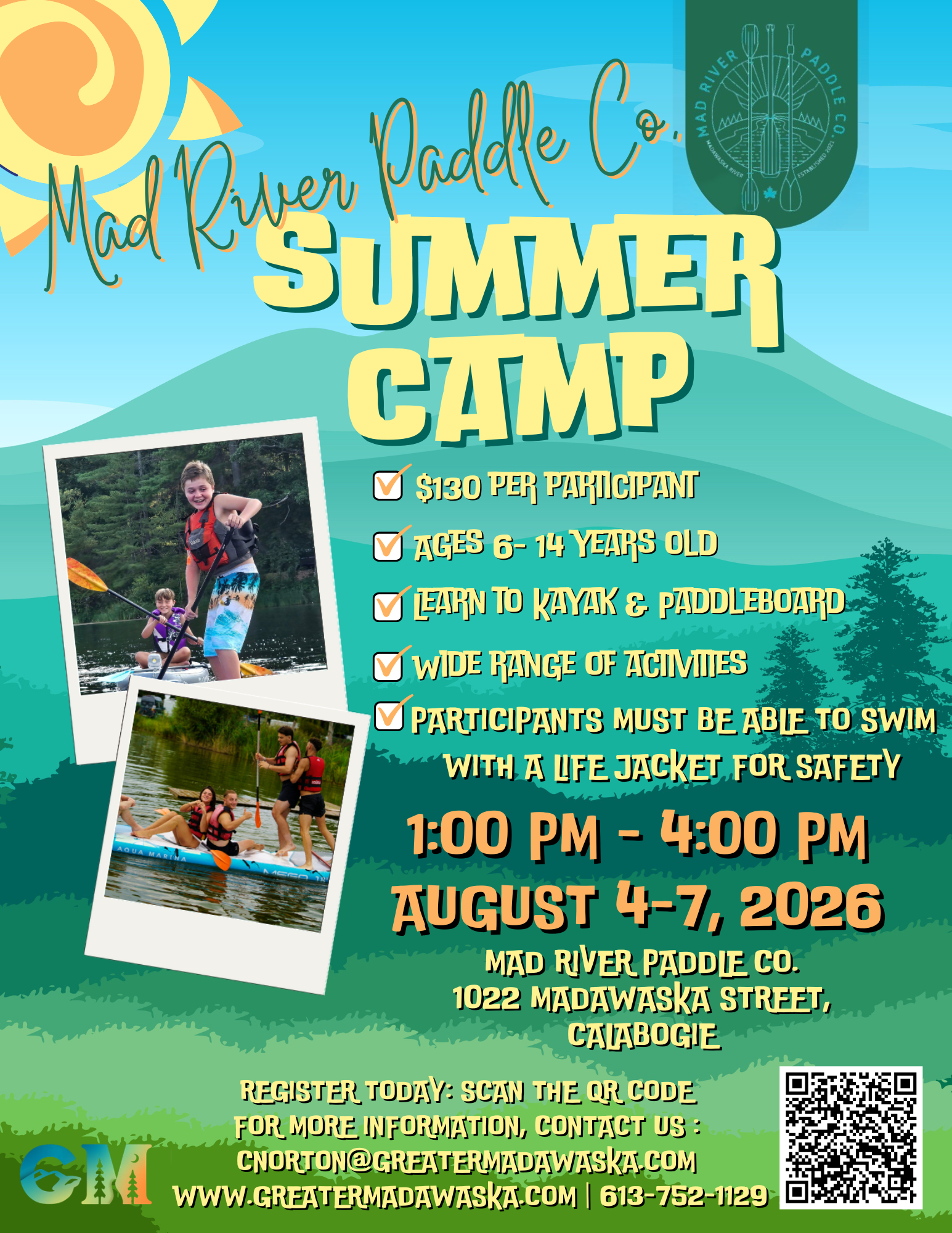 The context of the poster is in the webpage.