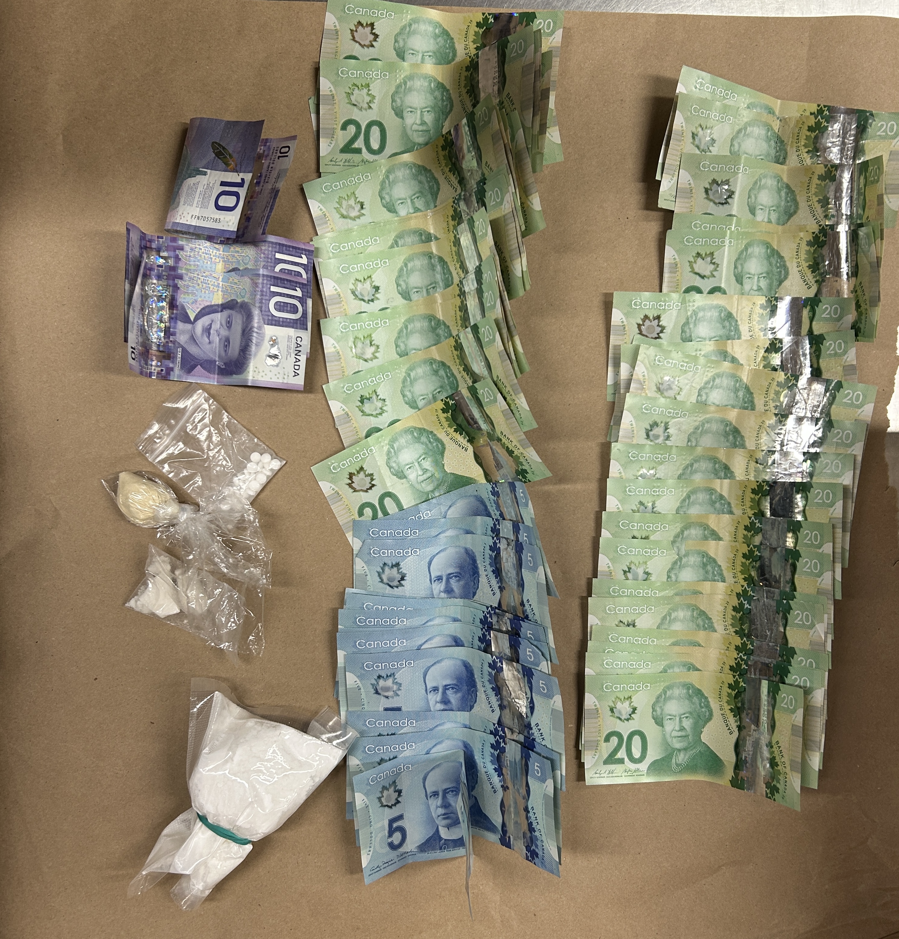 drugs and cash seized