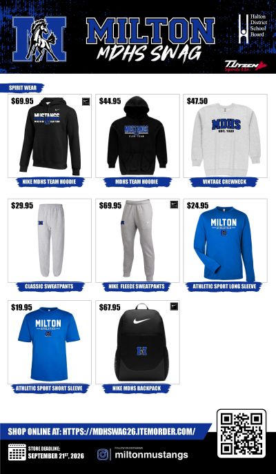Milton Spirit Wear 2026-2027