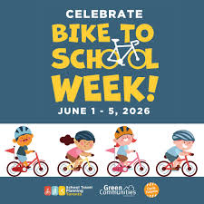 Bike to school week June 1-5