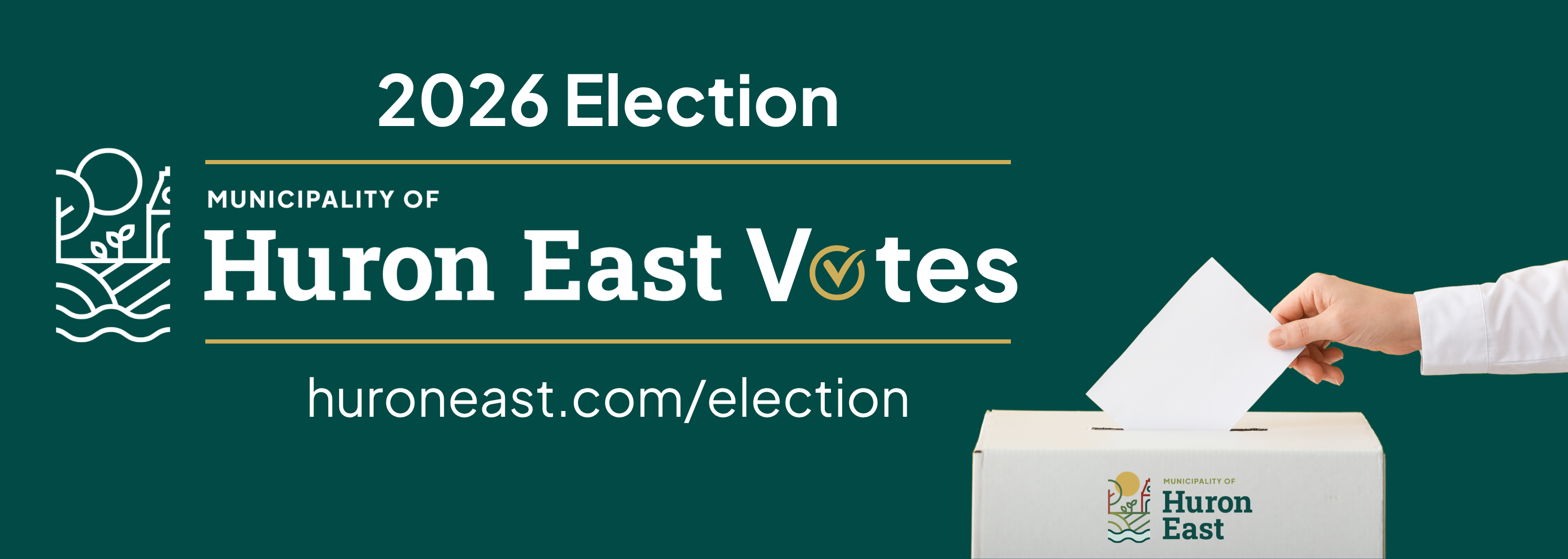 Person putting paper in ballot box