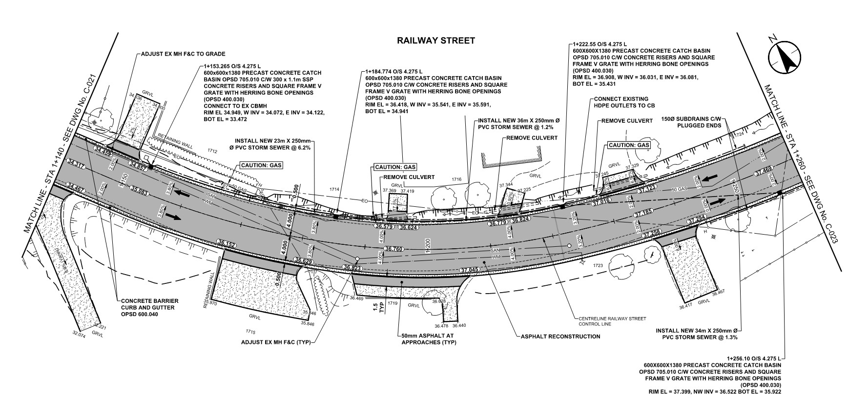 Railway Street Phase 4 Design Drawing