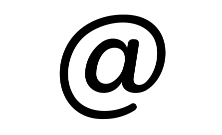 Infographic of @ sign