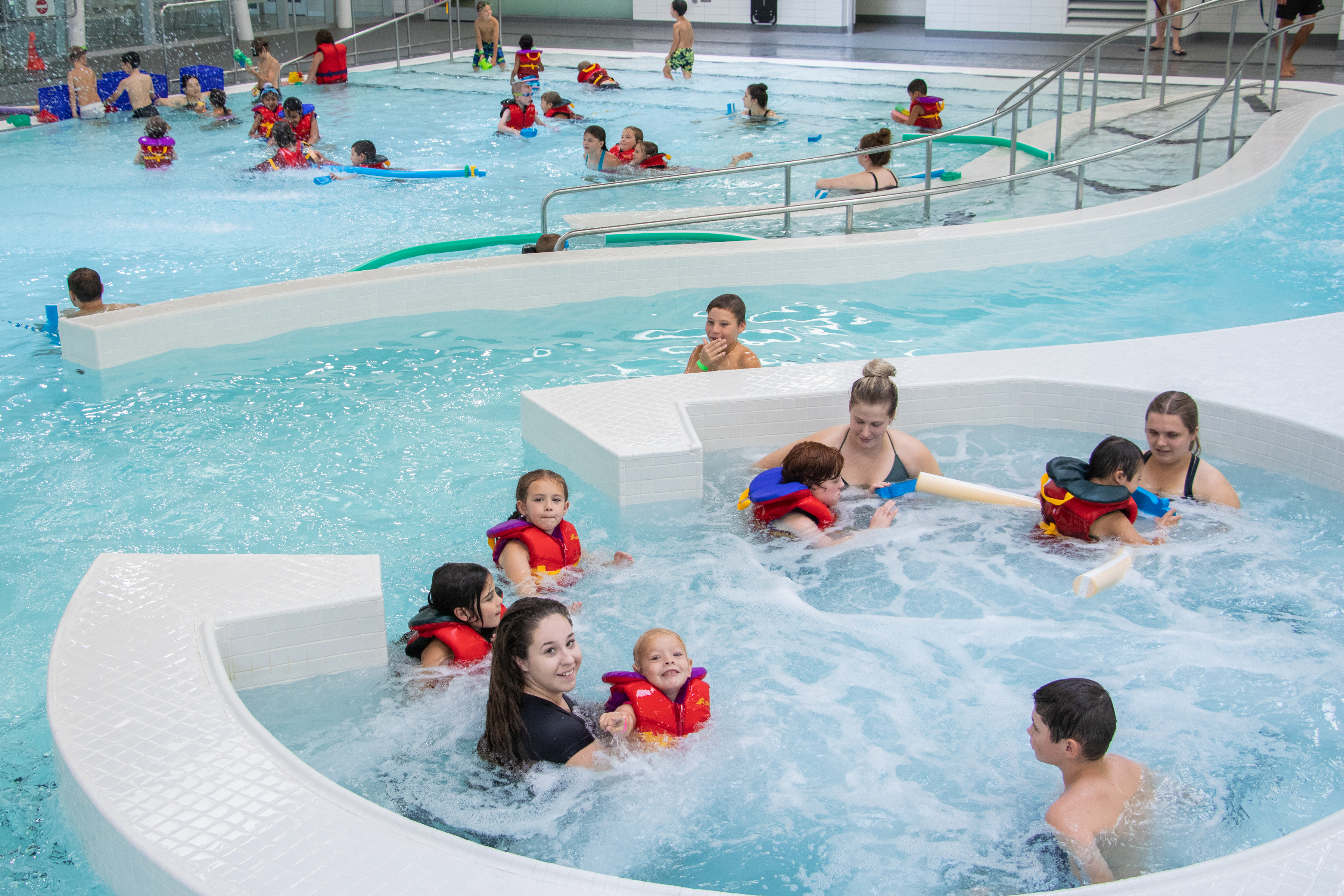 People in the pool