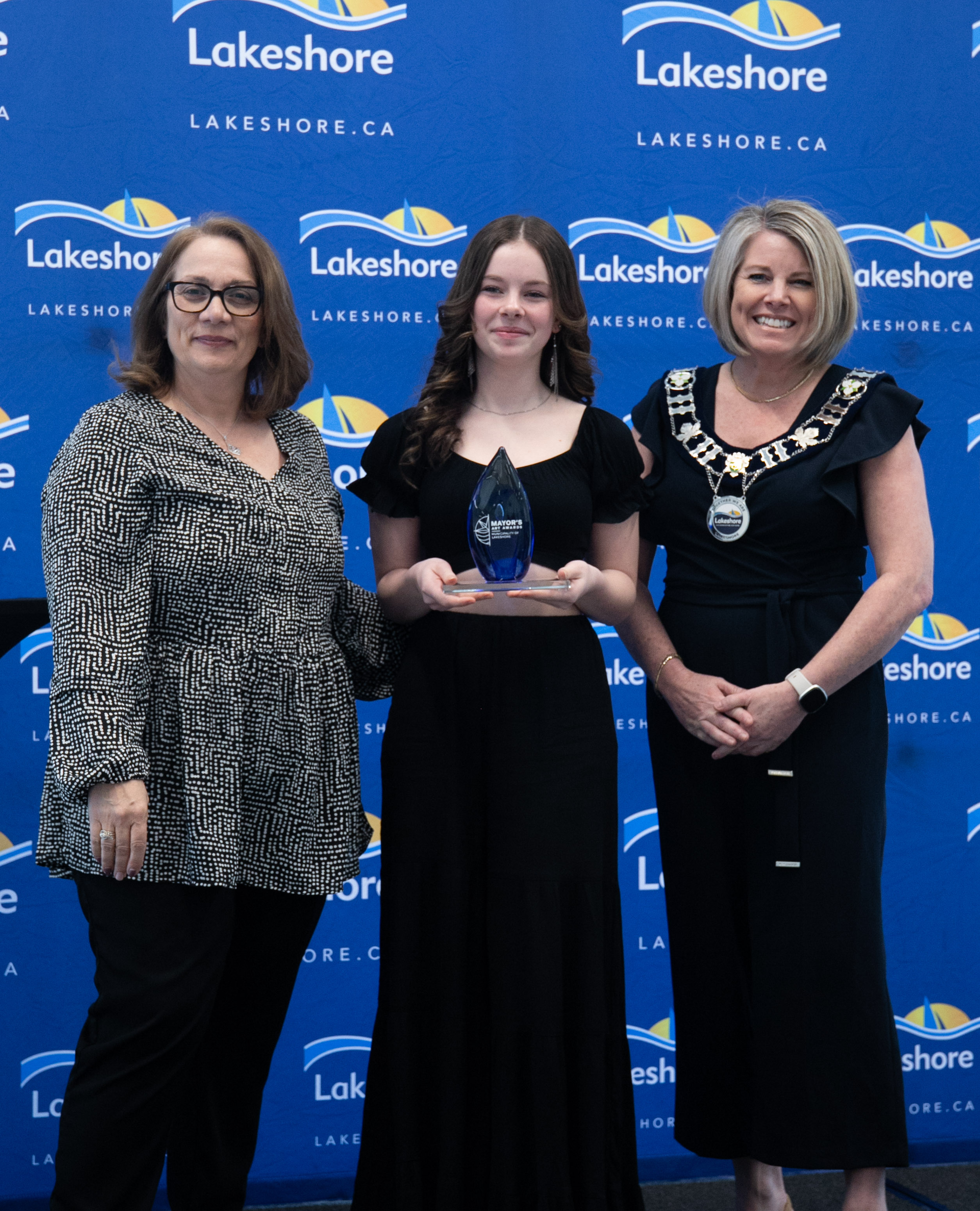 Mayor Tracey Bailey with Hailey Cassidy 