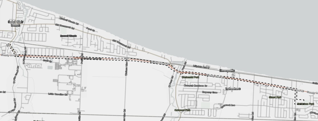 Figure 1: Lakeshore County Road 22 Sewer Expansion Study Area