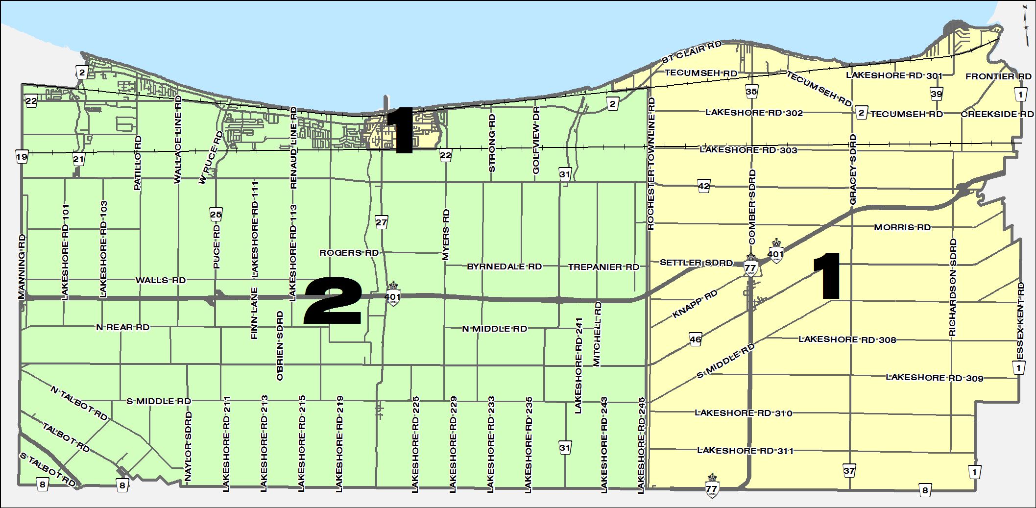 billing areas