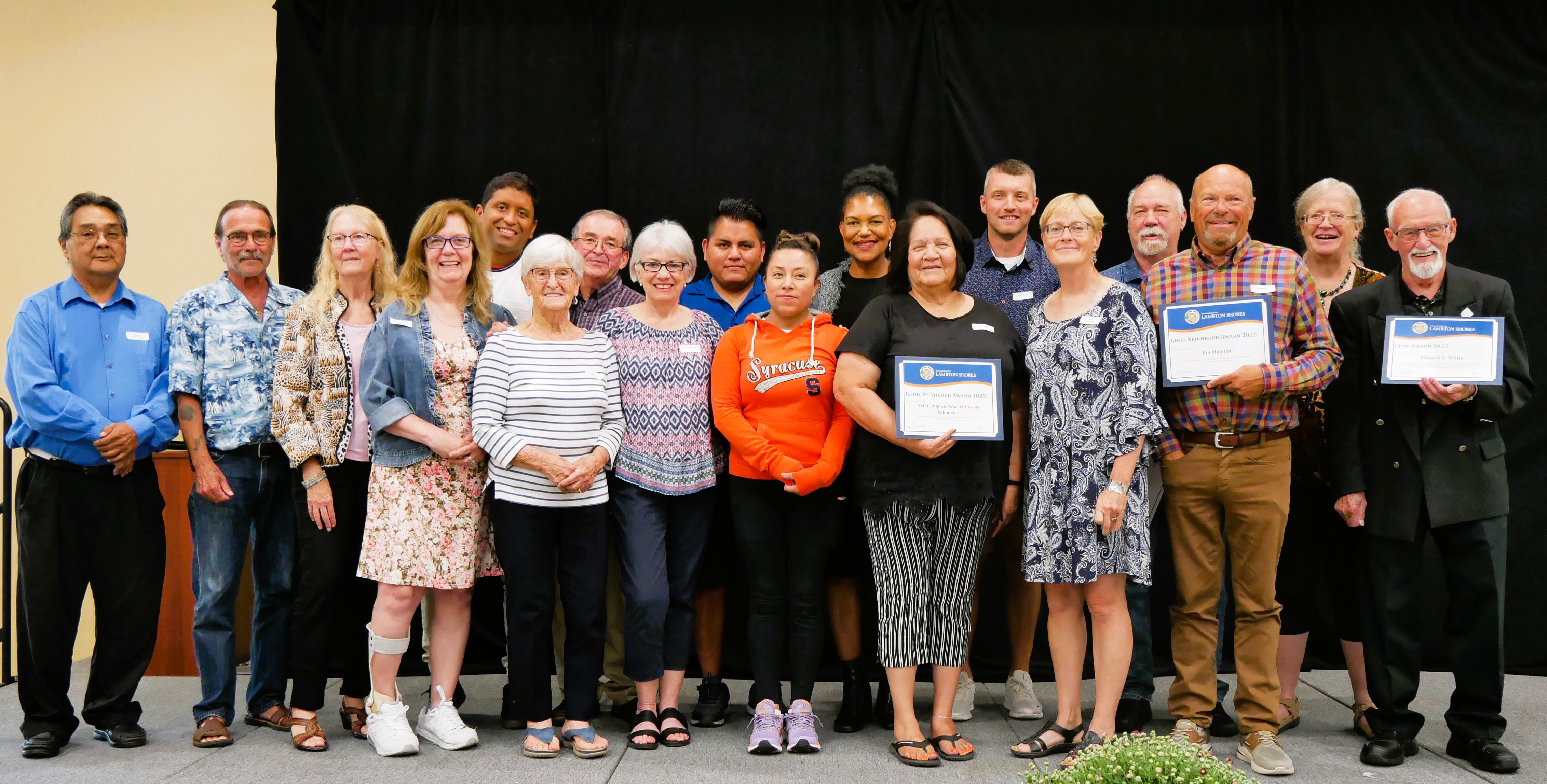 Volunteer Award Recipients