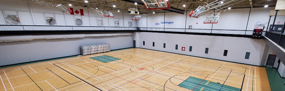 NFFRC Gymnasium from above