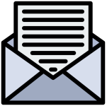Letter in an envelope