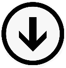 Image of arrow pointed down